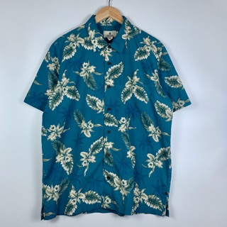 [古癮]夏威夷短袖花襯衫 古著 復古 二手