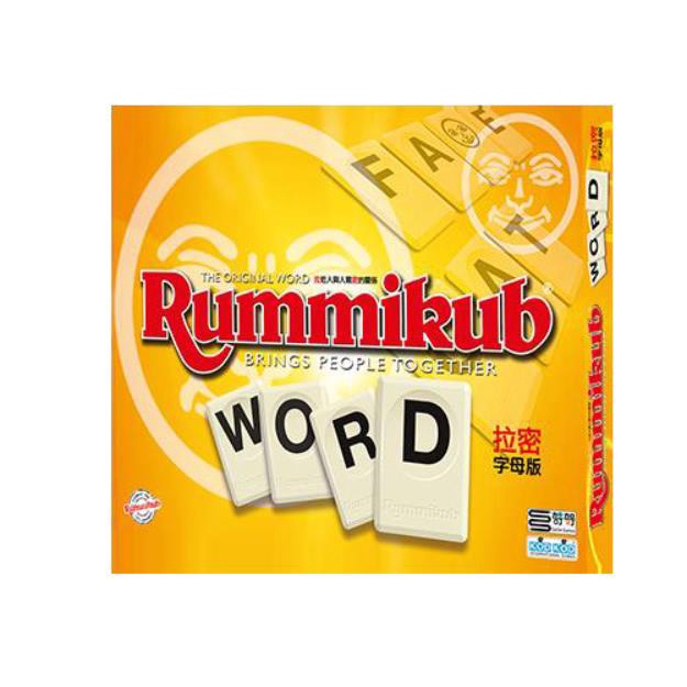 拉密 英文字彙牌 Rummikub Word 高雄龐奇桌遊