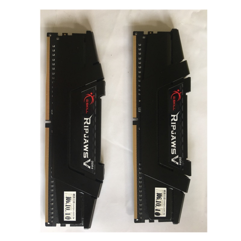 G. SKILL Ripjaws V系列 8GX2雙通  DDR4-3200 (黑)
