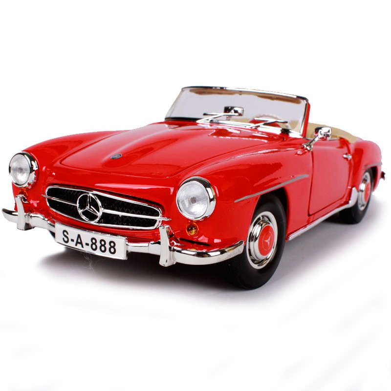 賓士Mercedes-Benz 紅色  190SL FF5531824 1:18 合金車 模型 預購 阿米格Amigo