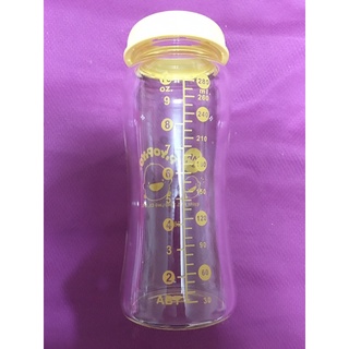 piyo黃色小鴨 二手玻璃奶瓶一隻（280cc)一般口徑