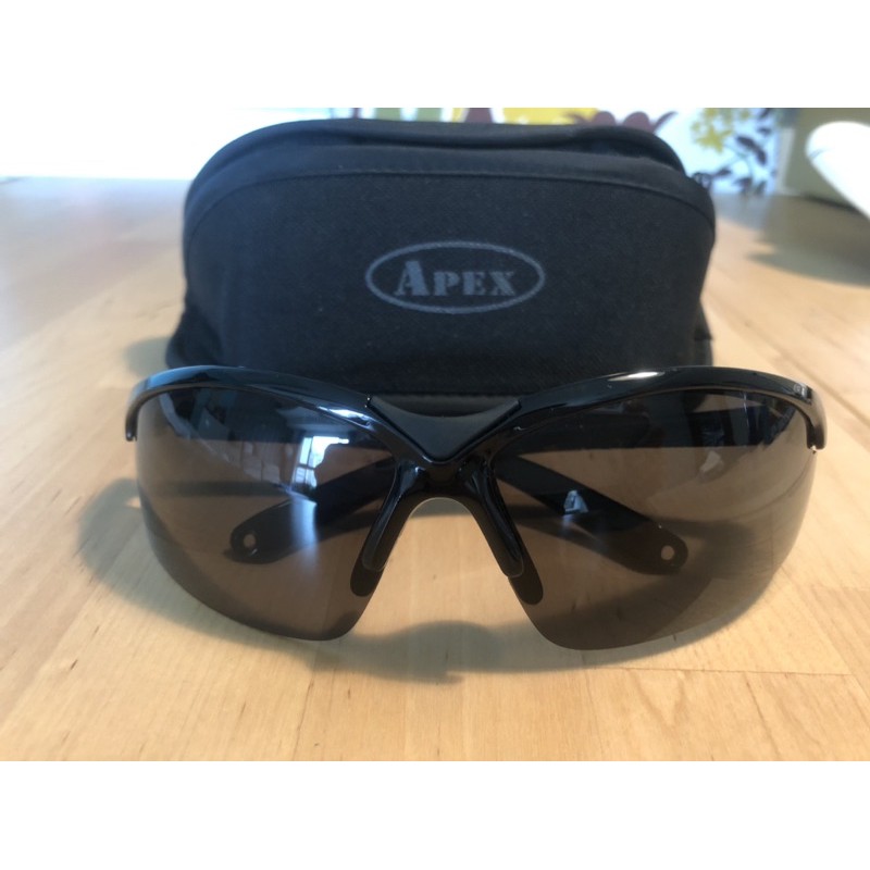 APEX 908偏光眼鏡 太陽眼鏡 墨鏡  黑 自行車