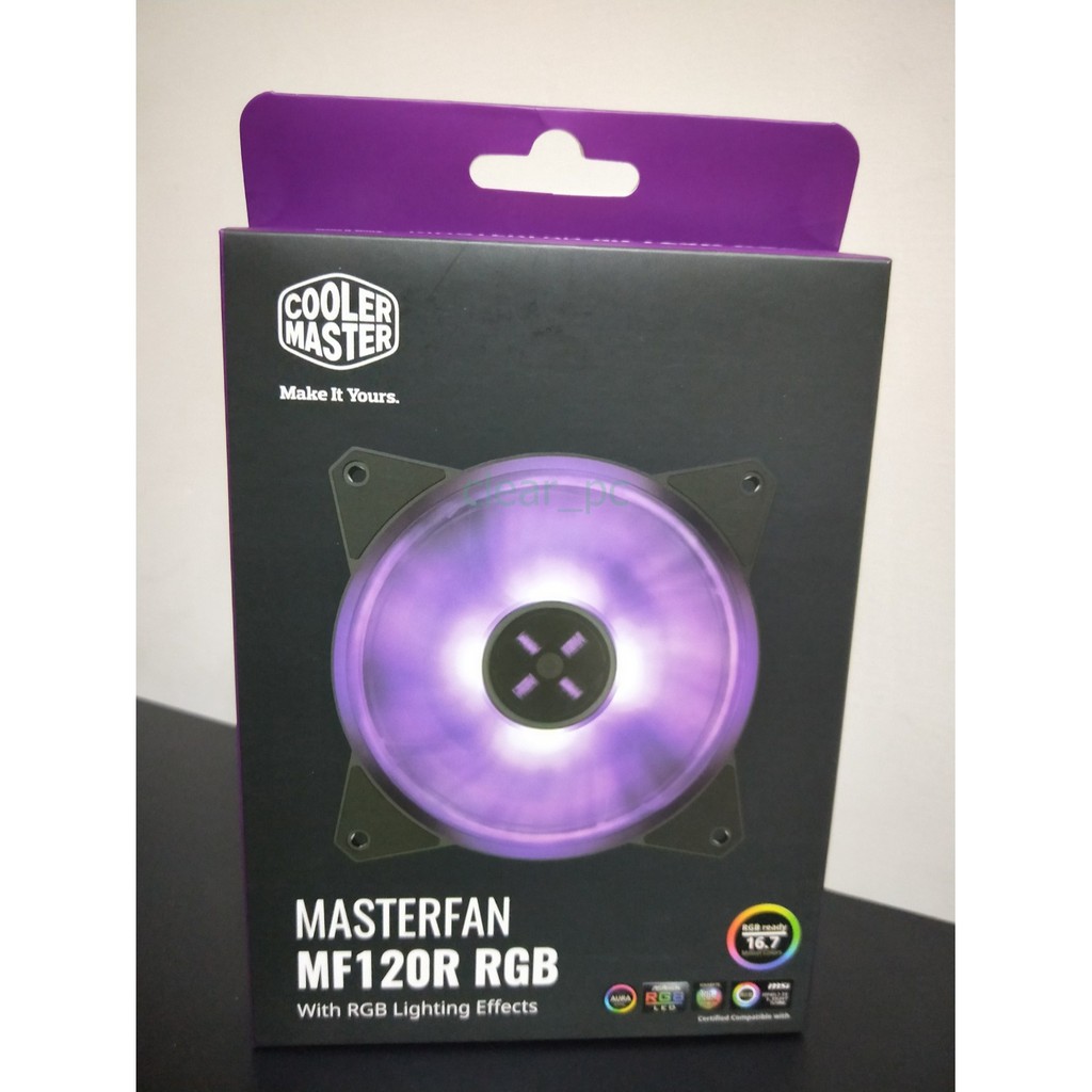 售完 酷碼 Cooler Master MF120R RGB 主機板同步 PWM風扇(12V)