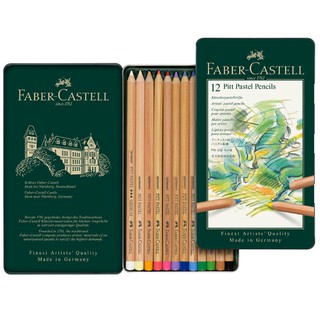 輝柏 FABER-CASTELL 112112 PITT藝術家級粉彩色鉛筆 12色