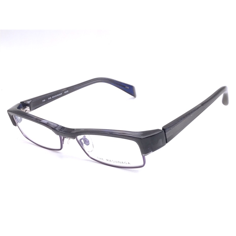 【本閣】增永眼鏡 masunaga 5505 純鈦 眉框半框 日本手工眼鏡 賽璐珞 彈性 濾藍光 金子眼鏡 999.9
