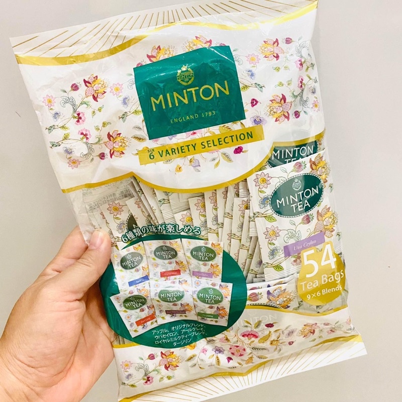 《玥下花園》英國百年 MINTON 經典世界紅茶綜合茶包54入