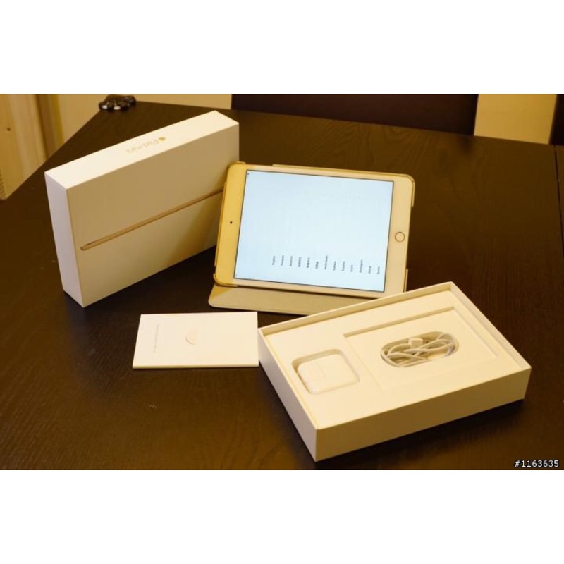 極新Apple iPad min 4 WI-FI 64GB GOLD(MK9J2TA/A)使用10天，附皮套!