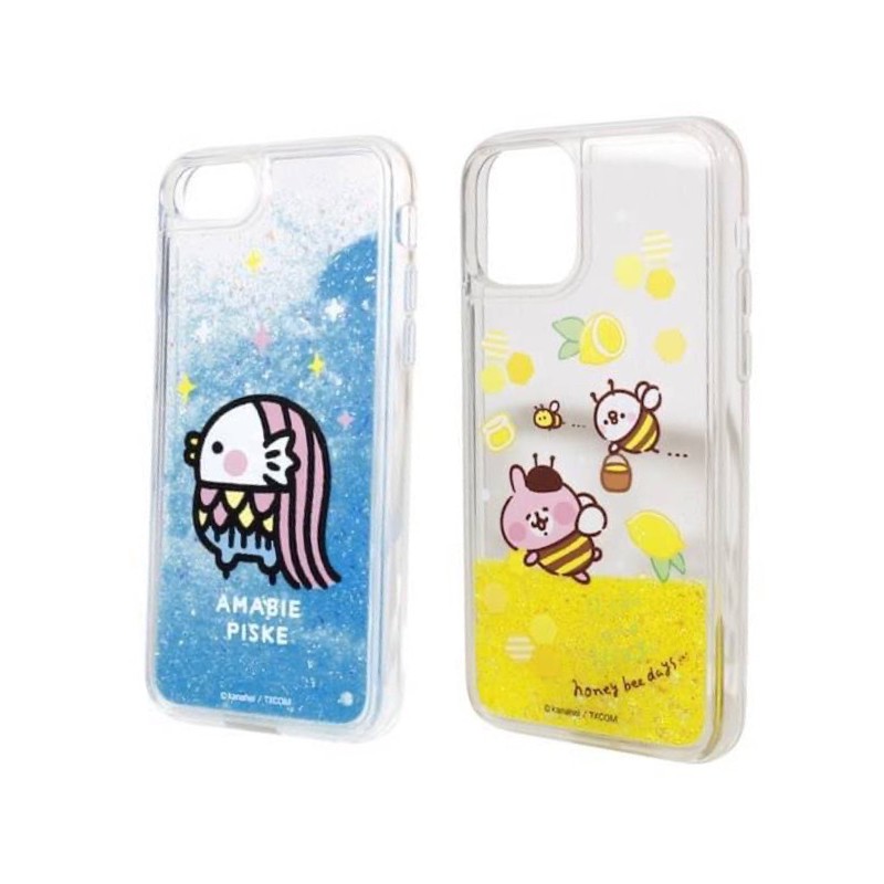 Apple日版日本卡娜赫拉蜜蜂粉紅兔兔p助美人魚手機殼iPhone 12mini