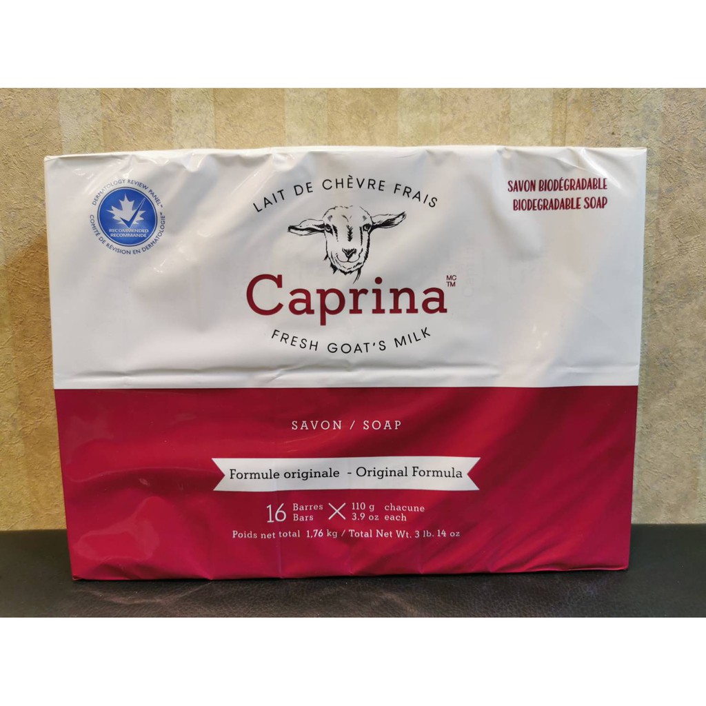 【現貨】Caprina 羊奶香皂-經典原味110g/16入