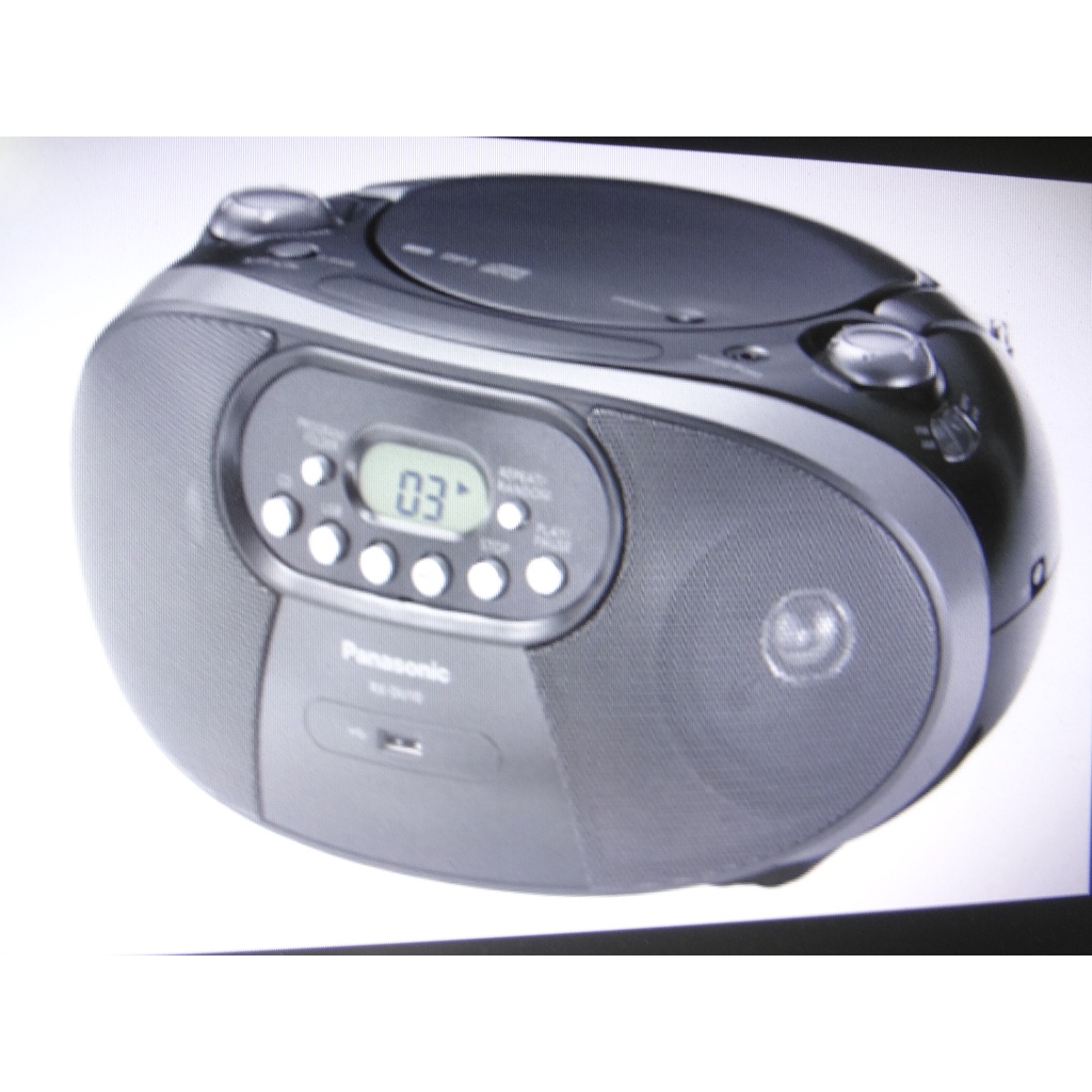 超便宜~國際手提CD/MP3/USB音響RX-DU10（二手商品CD盤損壞）