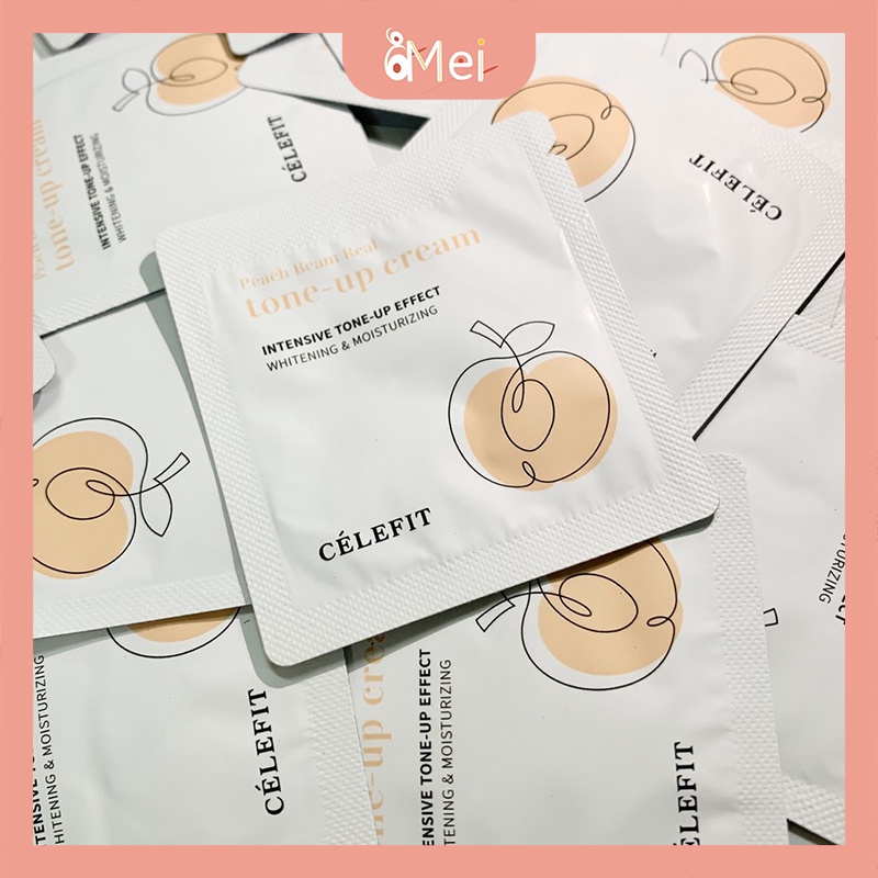 【妞妞妹】Celefit 蜜桃膚提亮素顏霜 素顏霜 控油 提亮 底妝 celefit 試用包 韓國