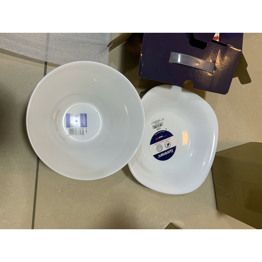 法國樂美雅時尚餐盤二入組深盤 X1 丼飯碗 冰碗 沙拉碗 X1（光洋科）2022股東會紀念品