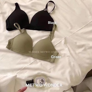現貨.內衣 無鋼圈內衣 新款超薄超軟三角杯內衣女性感無痕無鋼圈美背聚攏大小文胸女透氣性感內衣透氣