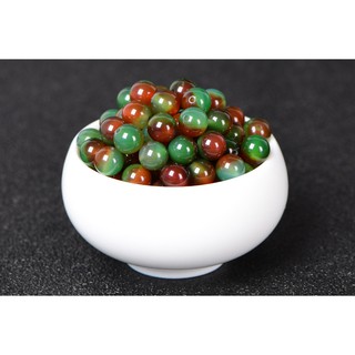 【小聰頭手作】 天然 孔雀瑪瑙 聚寶盆 散珠子diy水晶 飾品 配件 材料串珠圓珠