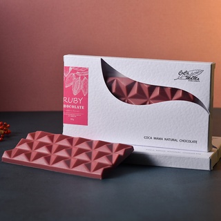 CoCa MaMa Ruby紅寶石鑽石薄片巧克力(80g) Ruby chocolate