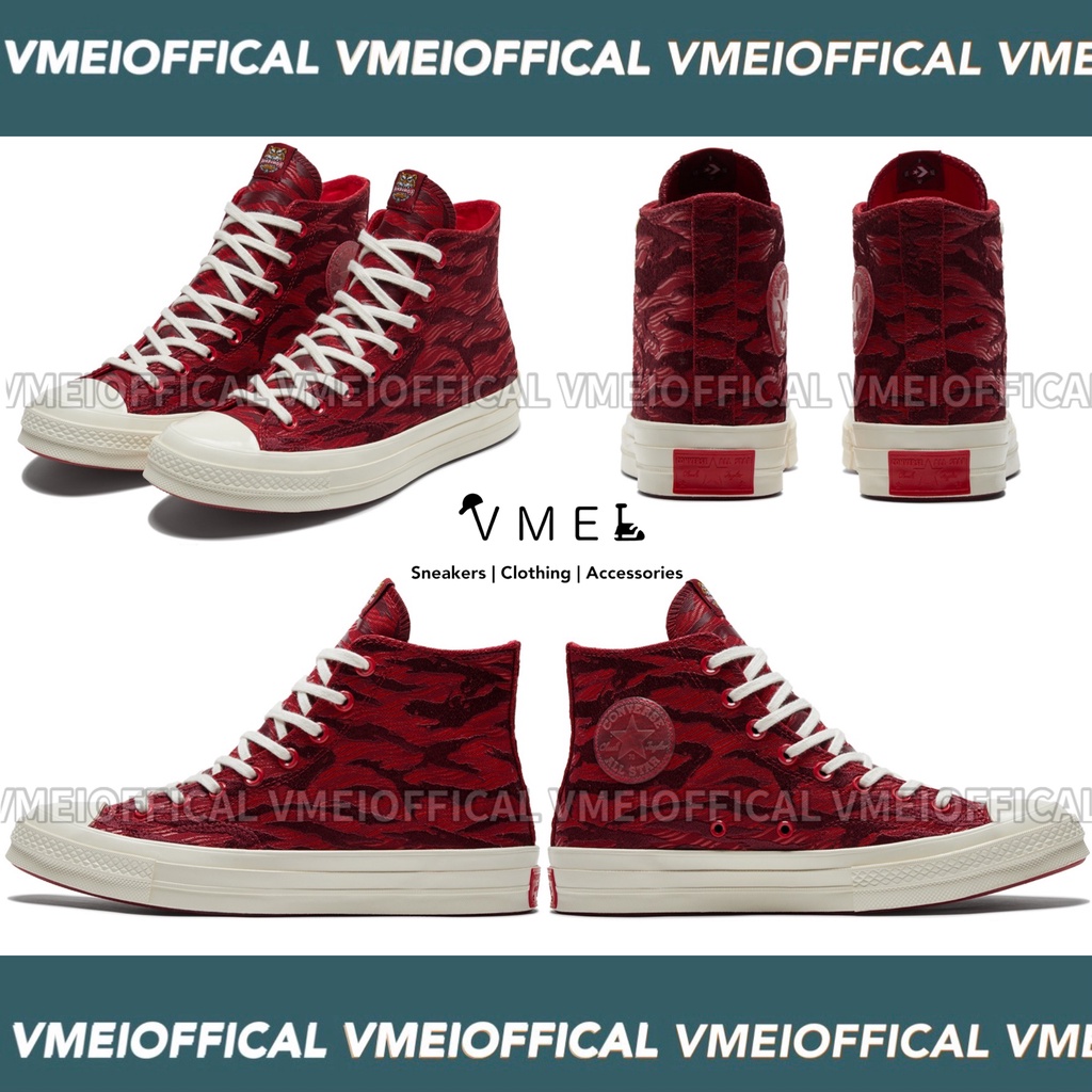 【VMEI】Converse Chuck 70 Hi CNY 水虎系列 虎紋 高筒帆布鞋 全紅 男段 女段173126C