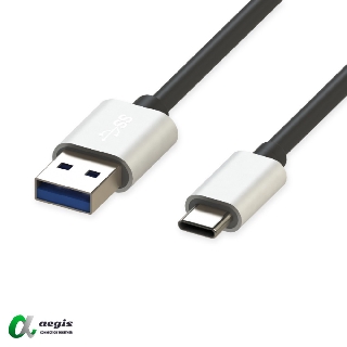 aegis艾吉斯 Type C 轉 USB3.0 傳輸線 快速充電線 數據線 資料數據傳輸 AGC3U