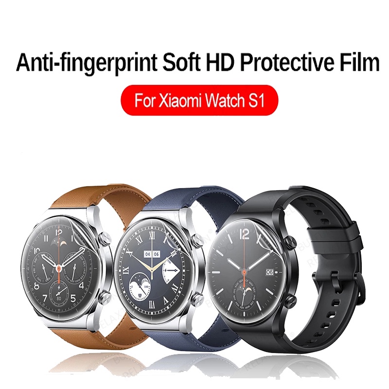 XIAOMI XIAOMI MI 小米 Mi 手錶的智能手錶屏幕防刮膜 S1 / 適用於小米手錶 S1 的軟水凝膠保護膜