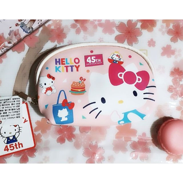 零錢包貝殼包 Hello Kitty 45周年 貝殼包零錢包鑰匙小包包耳機包信用卡包聖誕禮物獎勵集章禮母親節禮物