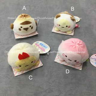 日本帶回 三麗鷗 SANRIO 角落生物 炸蝦 黃珍珠 粉珍珠 粉圓 壽桃 麻雀 中華料理 包子造型 包子 娃娃 玩偶
