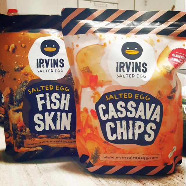 現貨 最新製造日 新加坡IRVINS 鹹蛋魚皮 鹹蛋木薯片
