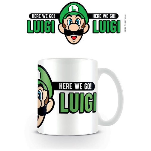 任天堂 路易吉 (Here We Go Luigi) 進口馬克杯 / 瑪利歐 Super Mario /Luigi