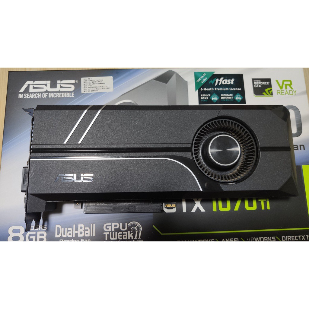 保固內 ASUS GTX 1070 TI 8GB