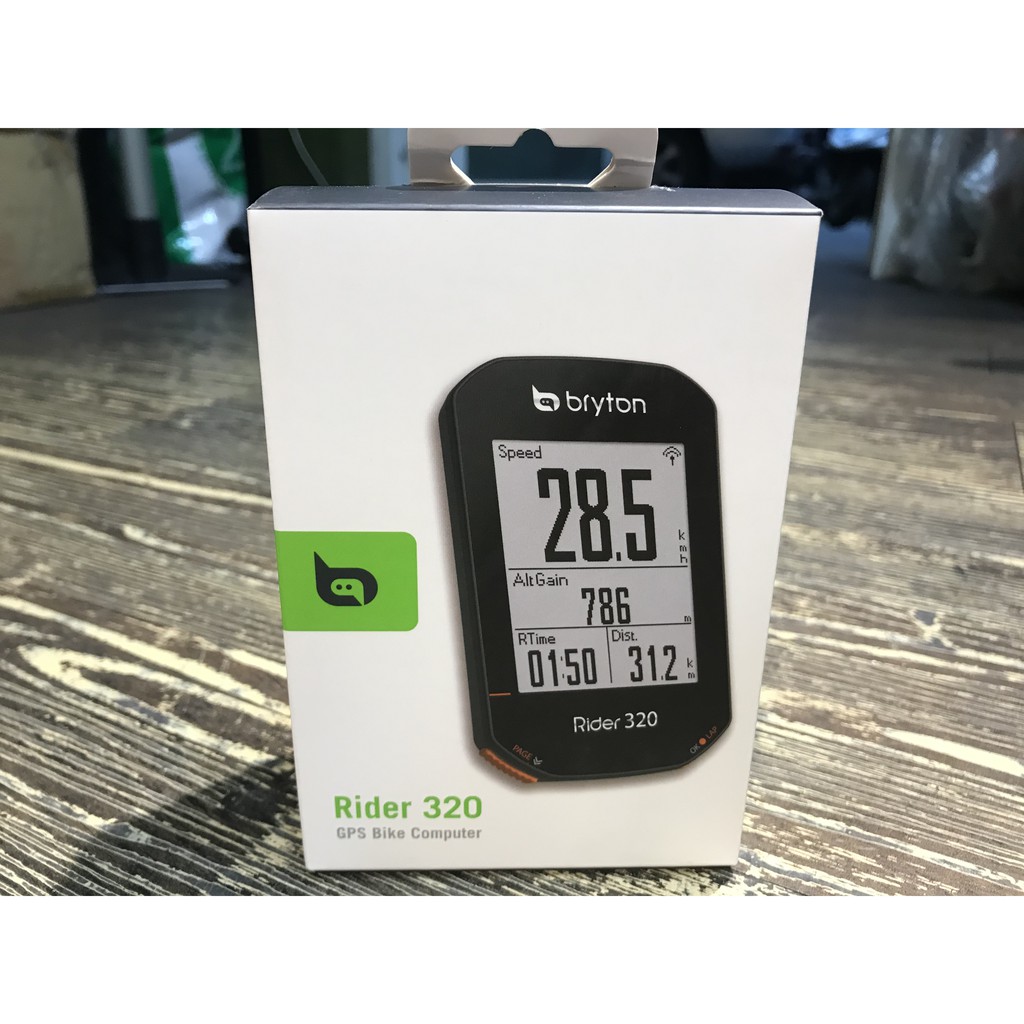 [304bike 台北市]Bryton rider 320T 320 GPS 碼錶 主機+固定座+踏頻感應器+心跳帶