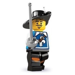 樂高 Lego 8804 第4代人偶 3號 西洋劍客 Musketeer