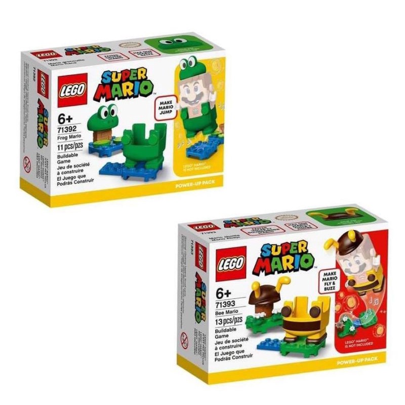 [qkqk] 全新現貨 LEGO 71392 71393 蜜蜂 青蛙  Mario衣服 樂高瑪莉歐系列