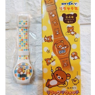 日本拉拉熊Rilakkuma電子手錶 懶懶熊繽紛懶熊聽音樂小雞手錶