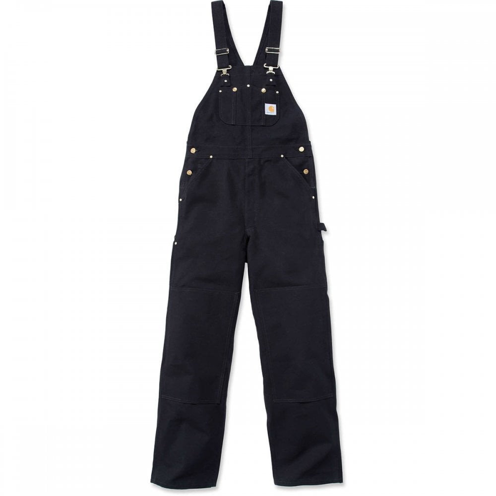 CARHARTT 美線 R01 Duck Bib Unlined Overall 重磅 吊帶褲 (黑色) 化學原宿