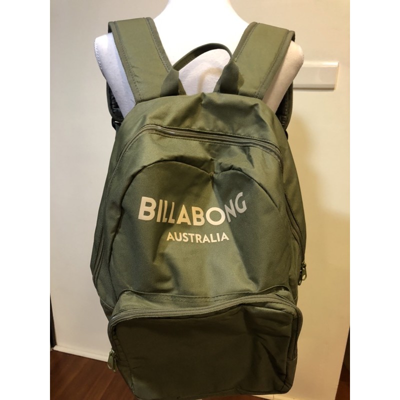 BILLABONG全綠個性後背包 休閒包 運動包 澳洲品牌