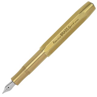 Kaweco Brass Sport黃銅鋼筆 5種筆尖可選(短小且輕巧，可隨身攜帶)