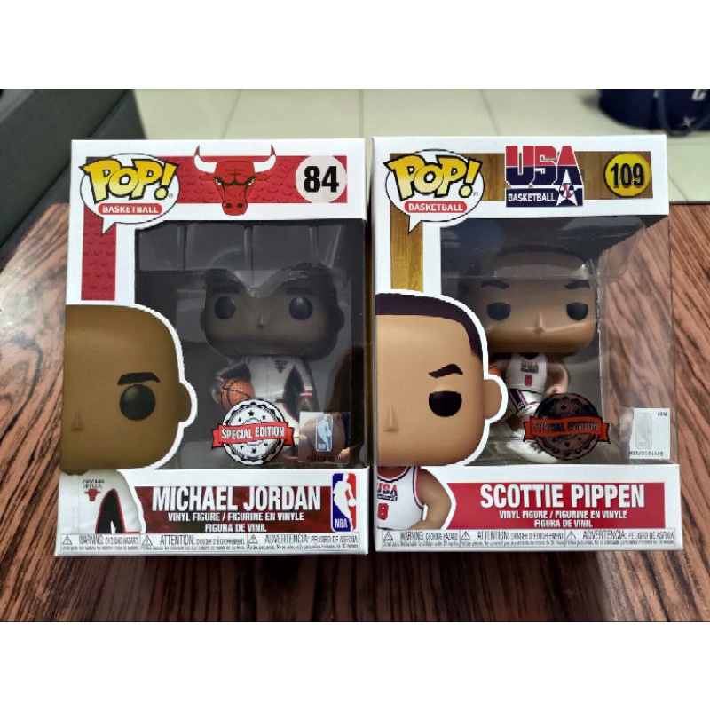 Funko POP NBA 公牛隊 MJ Jordan 喬丹 + 皮朋 Pippen 美國隊 USA 夢幻隊