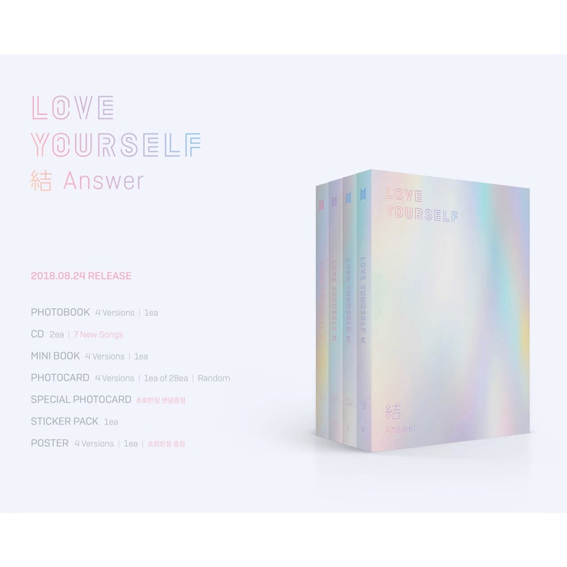 龍哥愛買 Bts Love Yourself 結 Answer 專輯 蝦皮購物