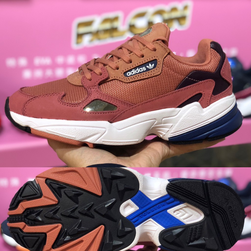 adidas Originals W Falcon D96700 玫瑰粉 US 5.5～8 女鞋 楊冪 老爹鞋 女款11