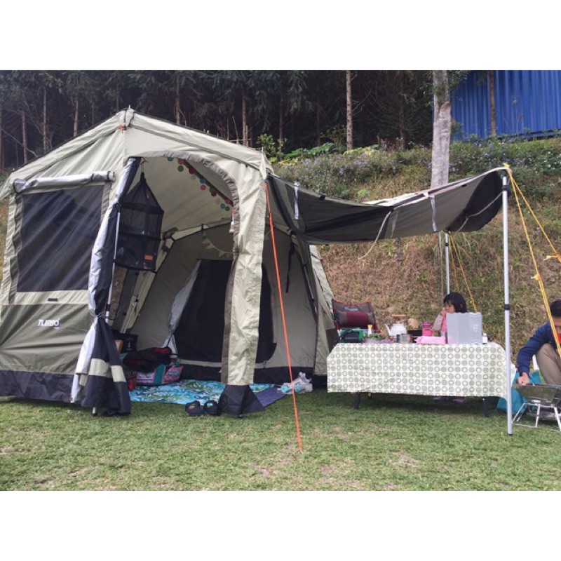 Turbo Tent 270快速帳篷 (含前門片+兩側門片，2016年7月購入，目前僅使用四次，保存良好）