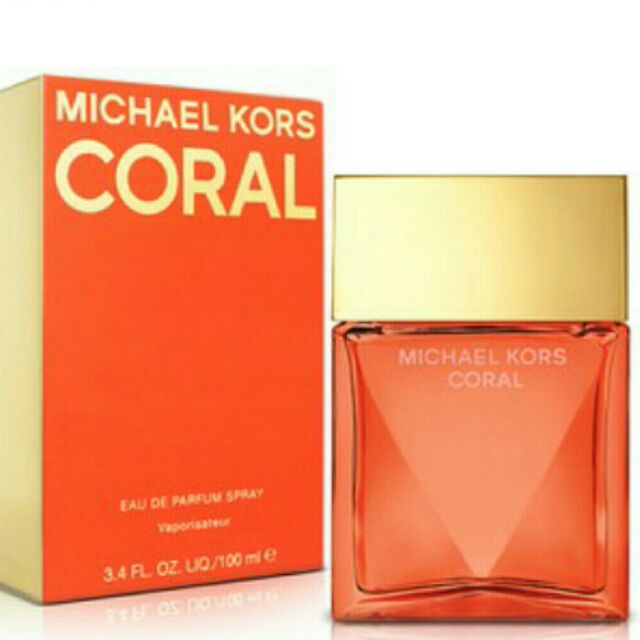 【最後降價出清】全新專櫃正品【MICHAEL KORS】CORAL珊瑚橘 經典女性淡香精 MK香水100ML