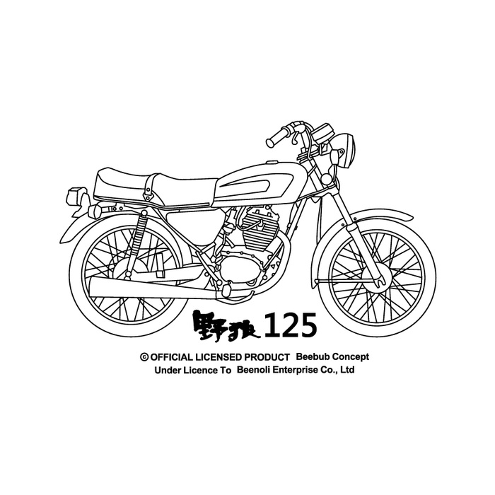 【Nika 設計師T恤】野狼125 大野狼SYM SB300摩托車T恤-短袖