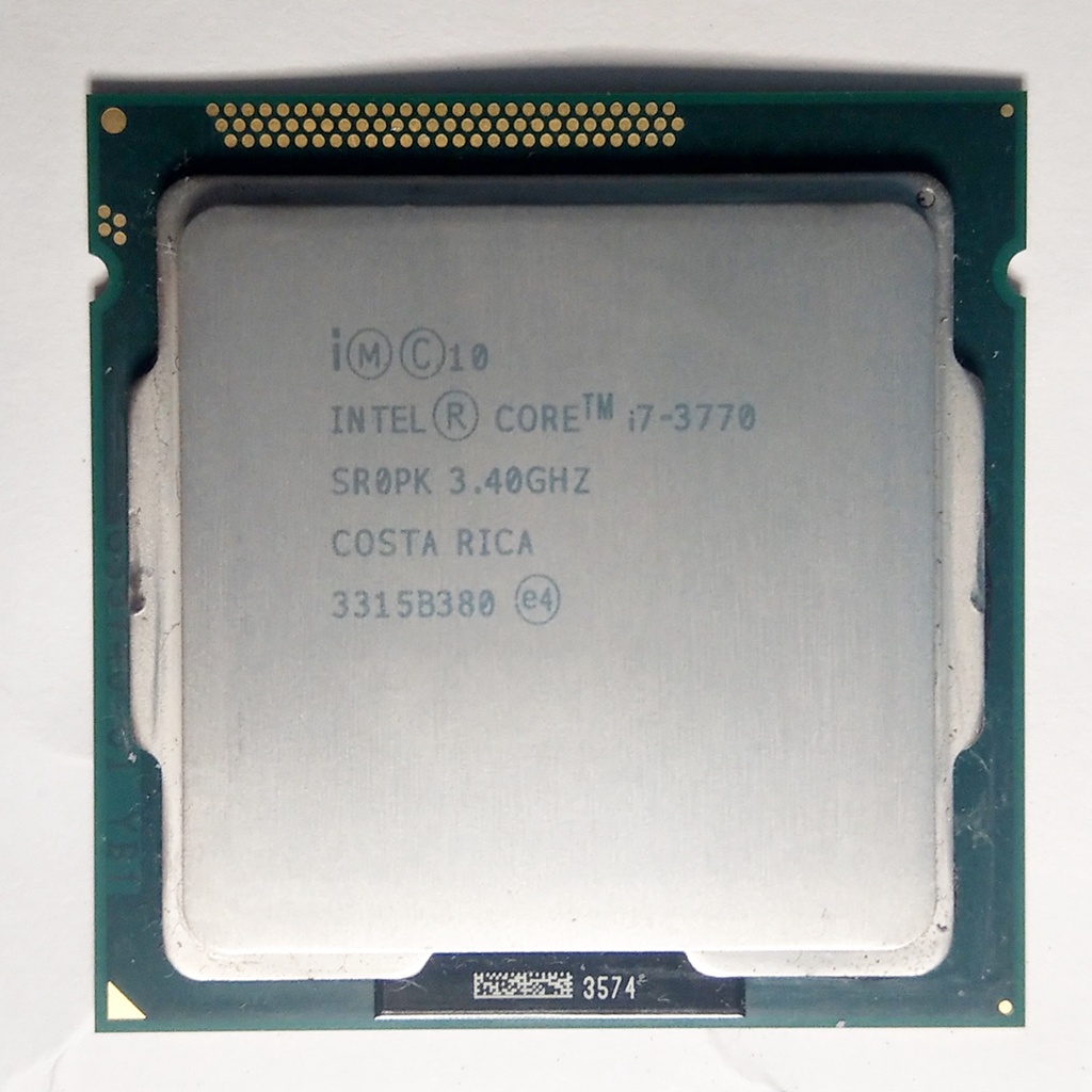 可台中市面交 Intel® Core™ i7-3770 處理器 LGA 1155 二手測試可開機正常使用附圖