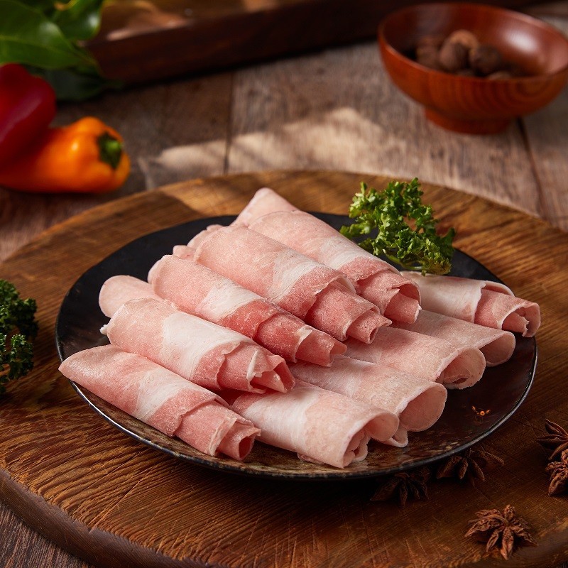 迷路的肉|台灣五花肉(火鍋肉片200g)平舖盤