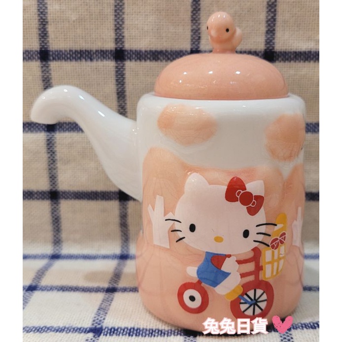 日本進口 kitty 陶瓷茶壺