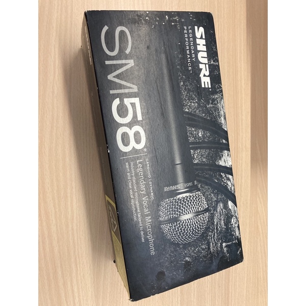 全新SHURE SM58s 麥克風 台灣公司正版貨