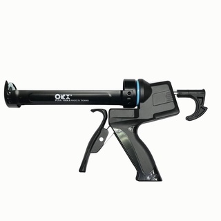 【附發票】臺灣製 ORX【不滴膠矽利康槍 CG-M10159】中置有推桿 填縫膠槍 打糊槍 矽力康槍 silicone槍