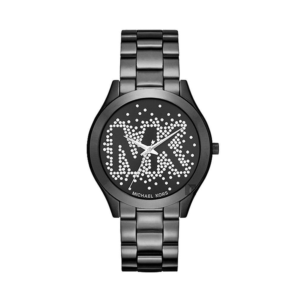 【Michael Kors】美式經典國際時尚個性腕錶-潮流黑/MK3589/台灣總代理公司貨享兩年保固