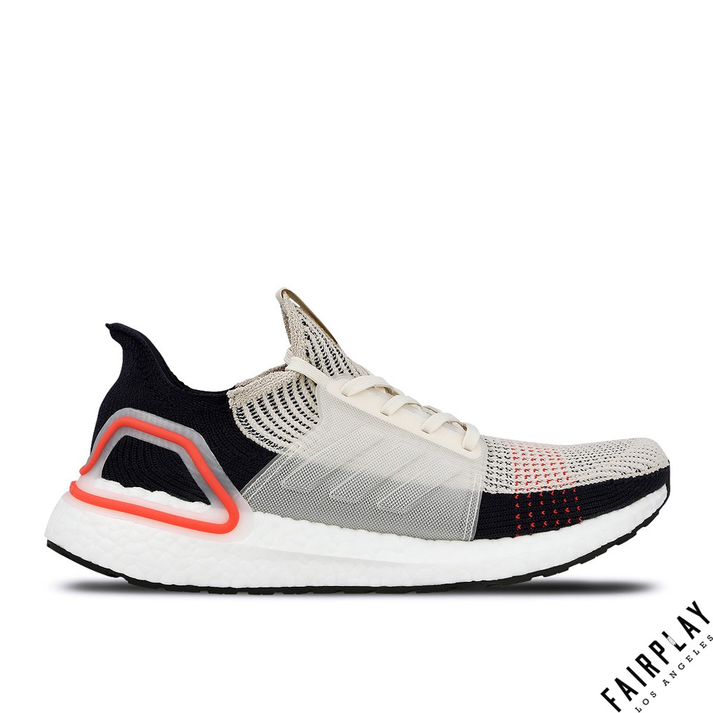 Adidas Ultra Boost 19 米白 男鞋 低筒 輕量 編織 專業 運動鞋 慢跑鞋 B37705