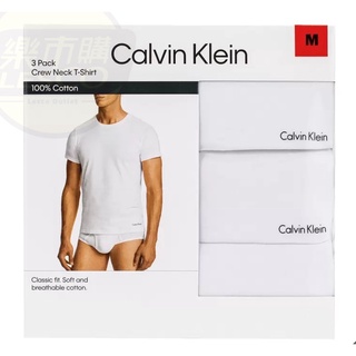 📌樂市購📌 Calvin Klein 男純棉短袖上衣三件組