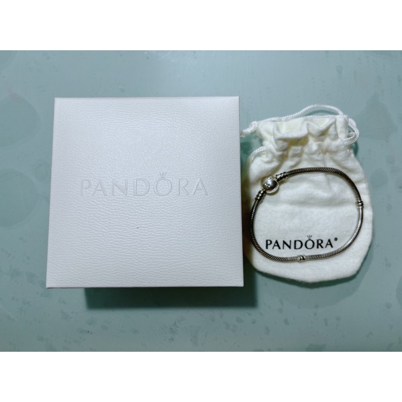 pandora 潘朵拉手環 純銀手環 米老鼠釦環 蛇鍊