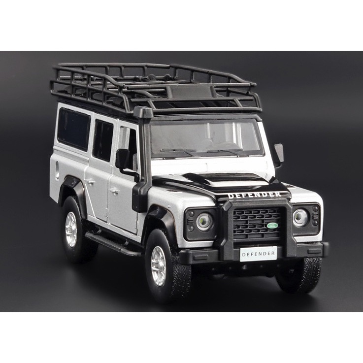 「車苑模型」JKM 1:32 2010 路虎 陸虎 衛士 Land Rover Defender   越野車  聲光迴力